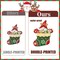Christmas Window Clings - 10 Sheets Gnome Christmas Window Stickers Christmas Window Decorations for Kids Christmas Gnome Window Clings